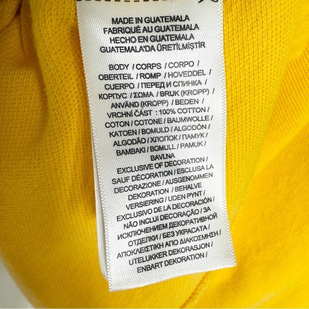 Polo Ralph Lauren Boy’s Classic Fit Yellow Polo Shirt XL Short Sleeve Casual - Picture 13 of 13